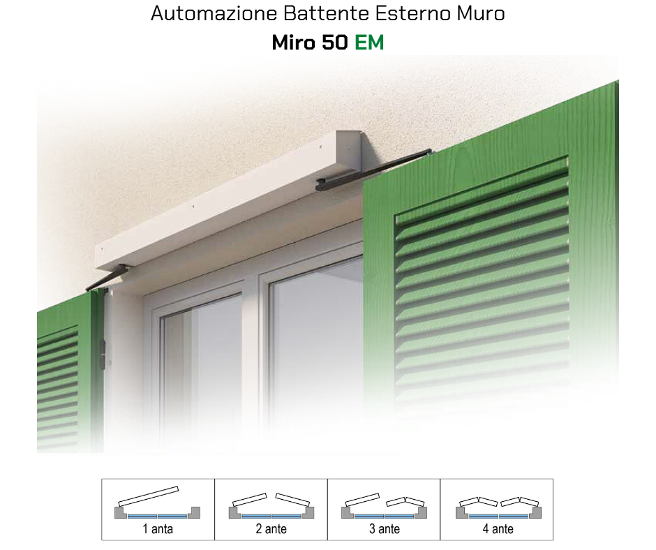 Automazione Battente Miro 50 EM 2